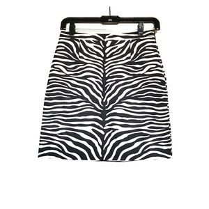 Michael Kors Zebra Print Skirt